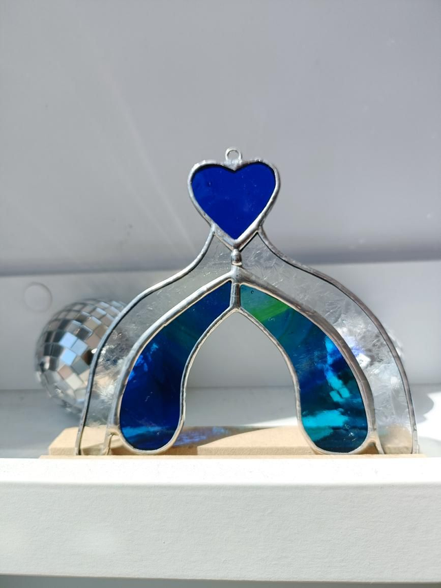 Clito du Love bleu cobalt et bleu vert paon