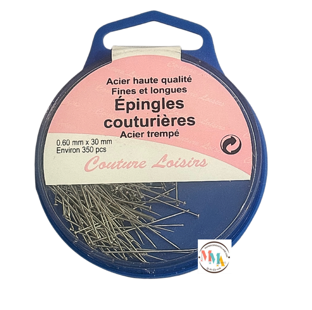 Epingles couturière Acier Fines 350 pièces 
