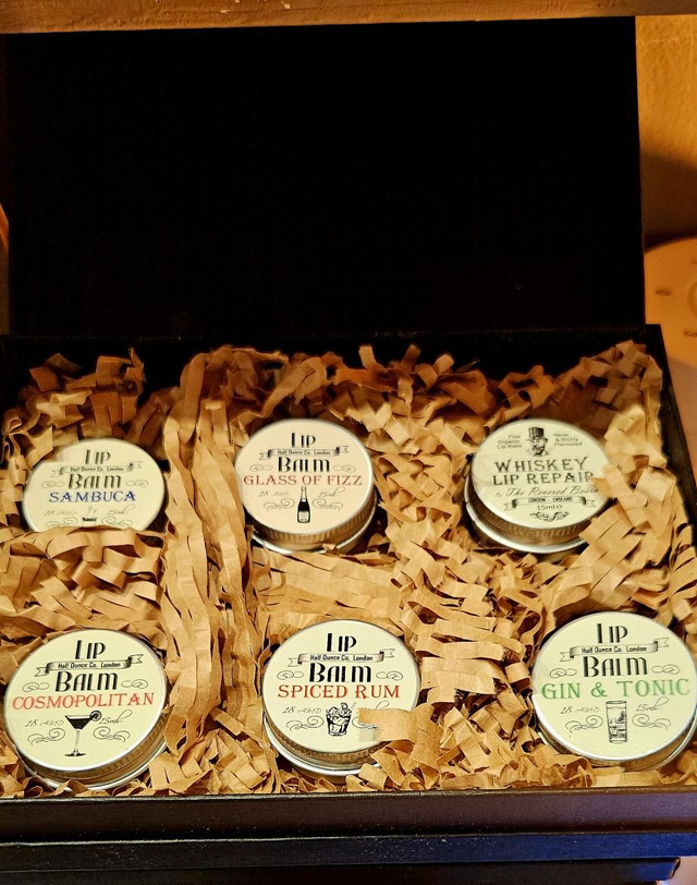 Alcohol Lip Balm Gift Set