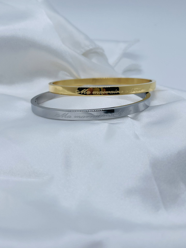 Jonc message “ Ma marraine adorée ” 