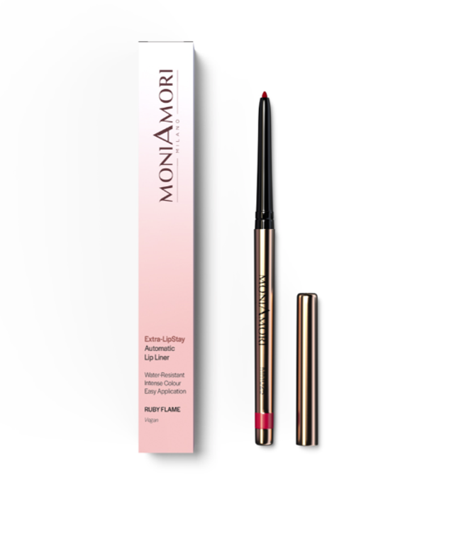 MONIAMORI Extra-LipStay Ruby Flame - Crayon à lèvres rétractable 