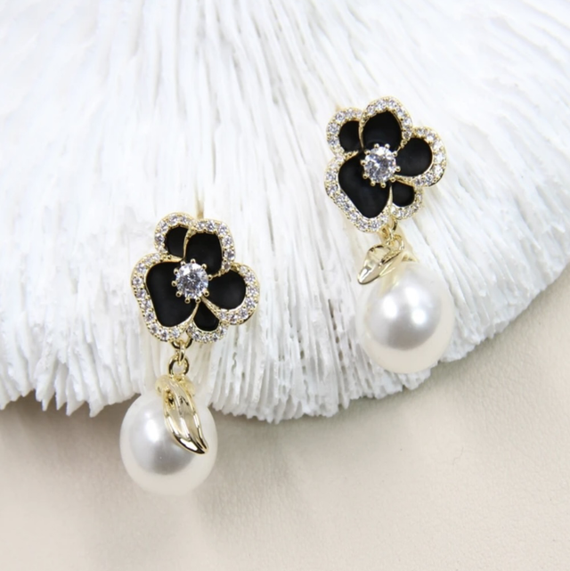 Boucles d’oreilles fleurs