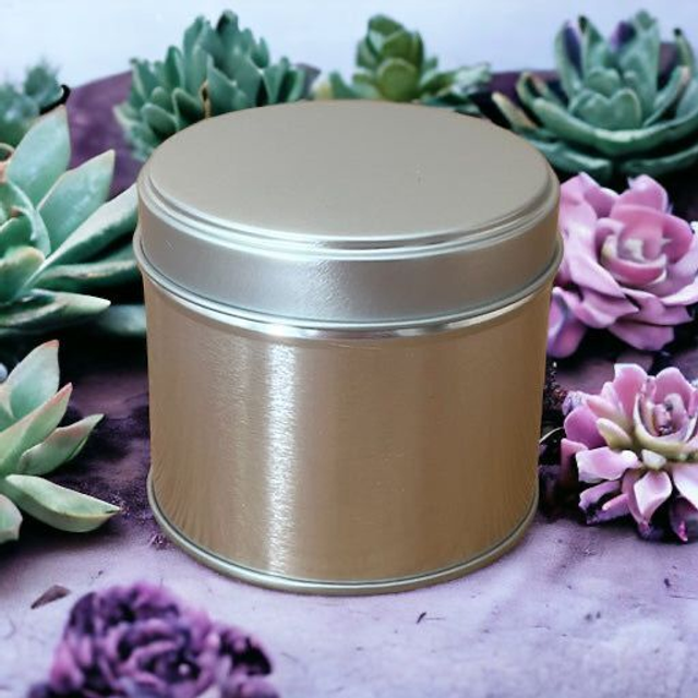  Candle Tin (Chrome) 180g