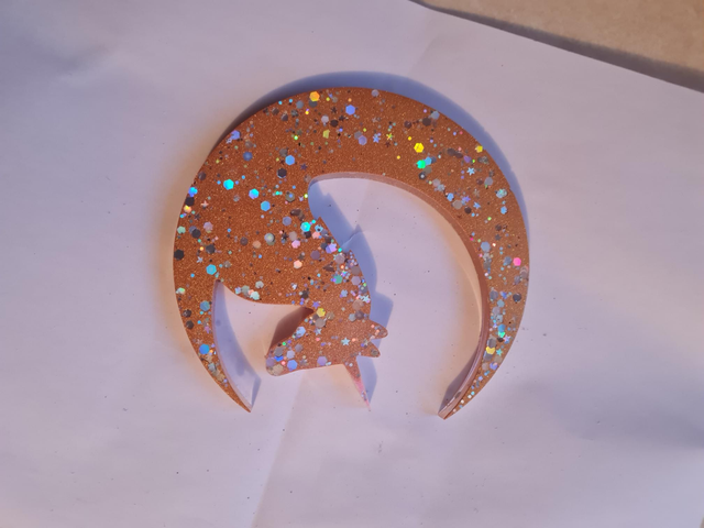 Unicorn resin sign