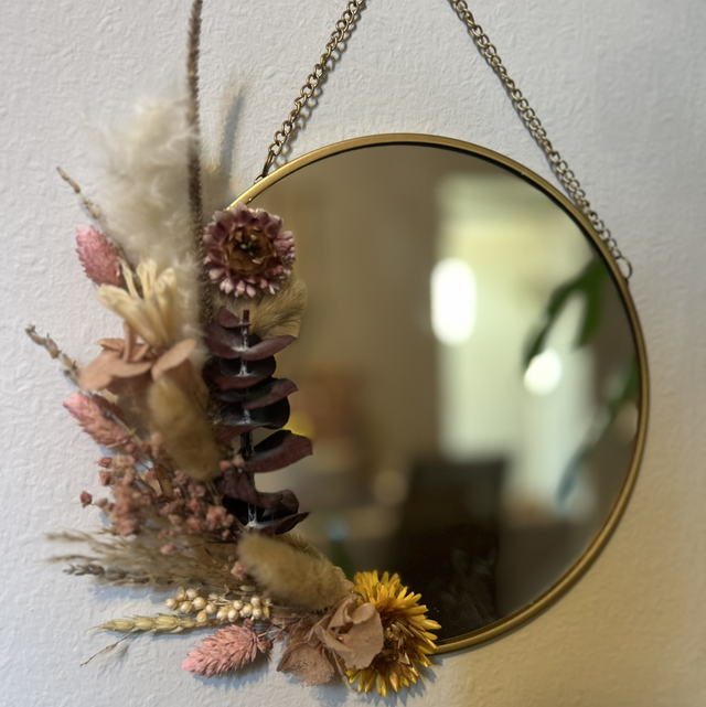 Atelier miroir fleuri 