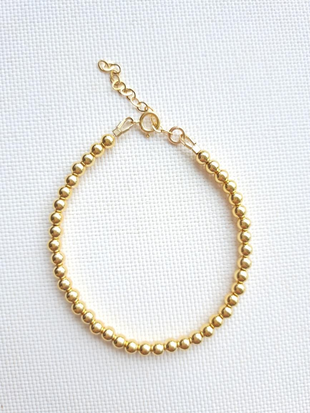 SOLEYA 4mm gold filled  -  bracelet
