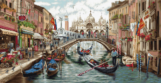 Cross Stitch Kit Luca-S - Venice