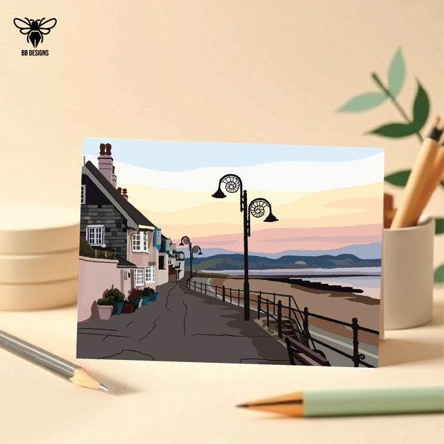 Lyme Regis - Note Card