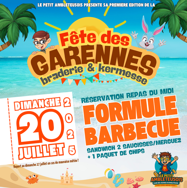 Formule barbecue • Fête des Garennes