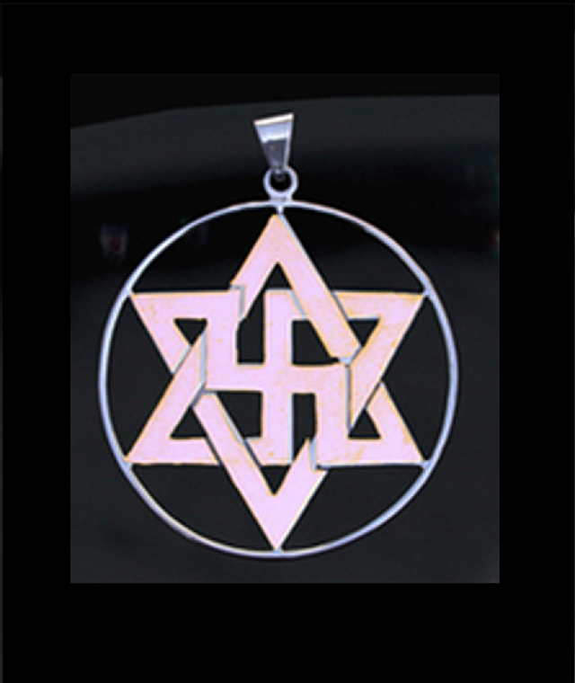 Symbol of infinity, Medal Silver and Gold openwork with 33 mm circle. (réf. OMCS/G33)