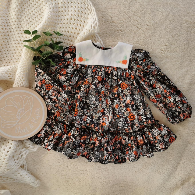 Hand Embroidered Primrose Dress