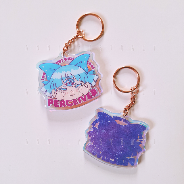 Original Art | I DO NOT WISH TO BE PERCEIVED Rainbow Charm