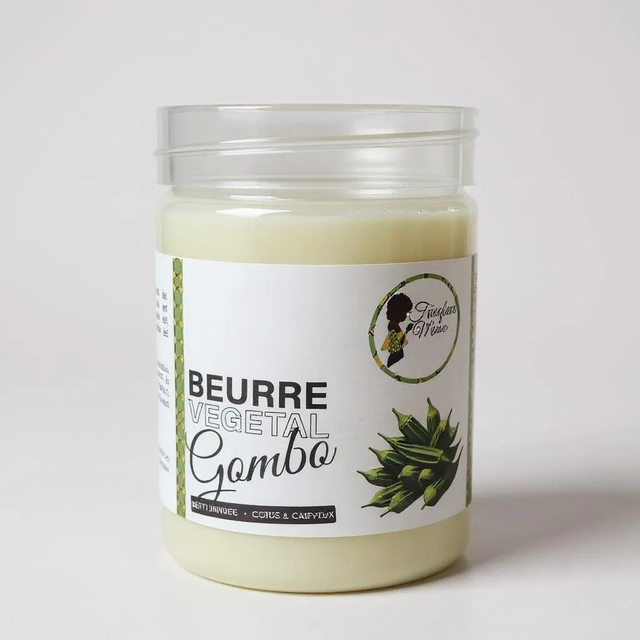 Beurre de Gombo – Hydratant naturel | Favorise la pousse des cheveux et apaise la peau | 100% naturel