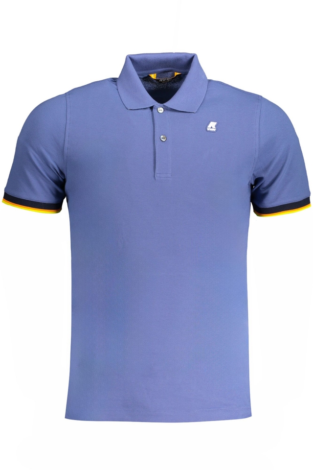 K-WAY POLO MANICHE CORTE UOMO BLU