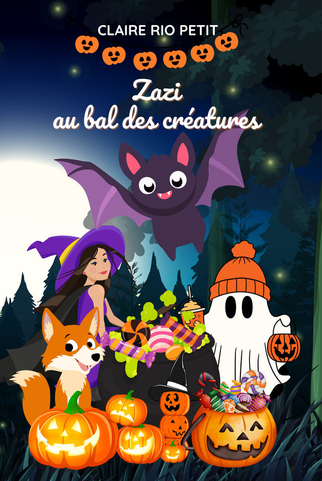 Zazi au bal des créatures : Mes histoires à colorier