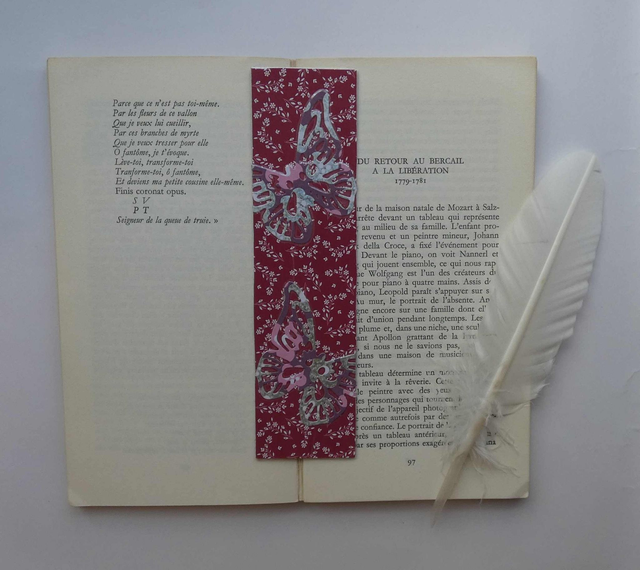 La farandole des papillons du marque-page