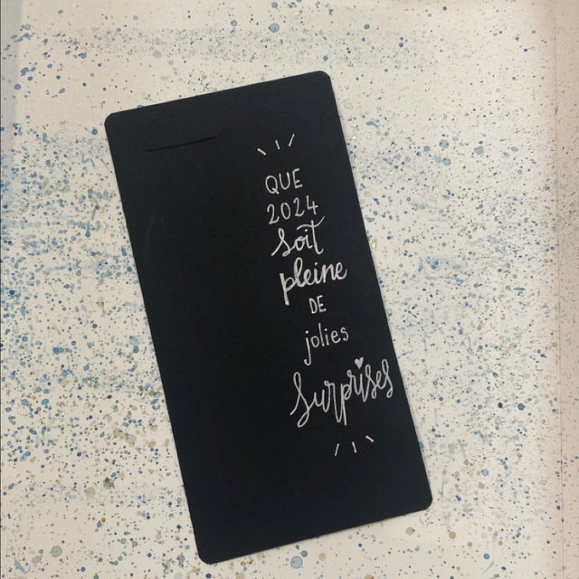 Carte personnalisée citation