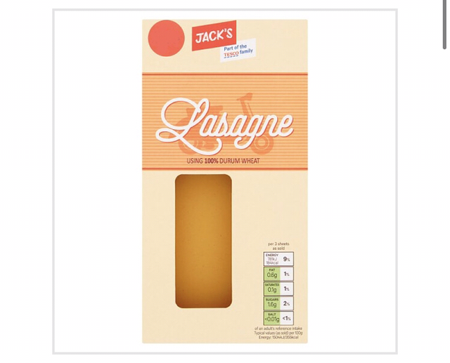 Pasta, Jack's Lasagne 250g