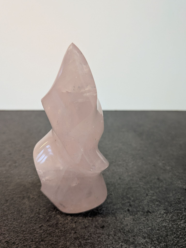 Rose quartz flame
