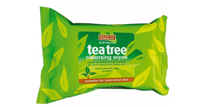 Beauty Formulas: Tea Tree Cleansing Wipes 25&#039;s