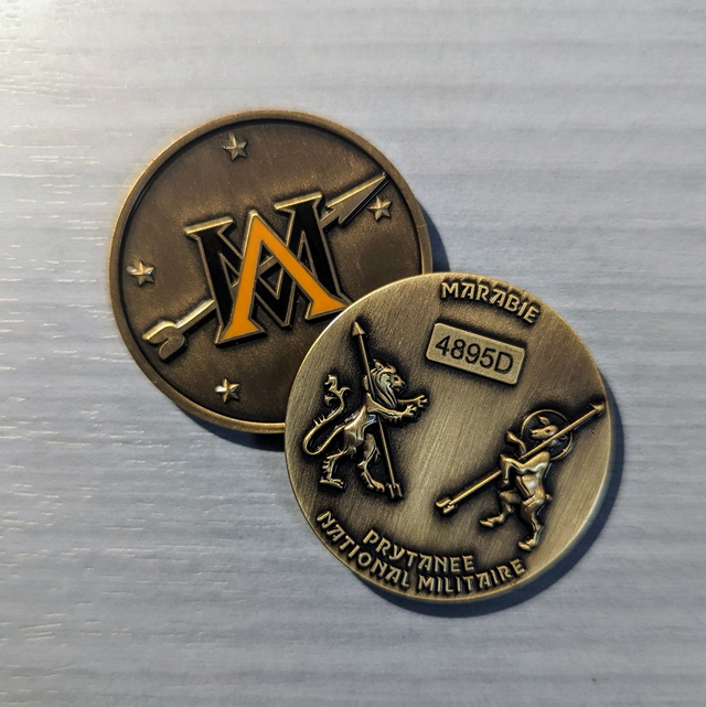 Challenge coin marabique