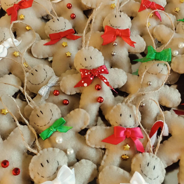 Suspension Bonhomme pain d'épices 