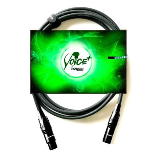 Cabo Microfone Voice Plus XLR XLR 4.58m Tecniforte Cód. 1154