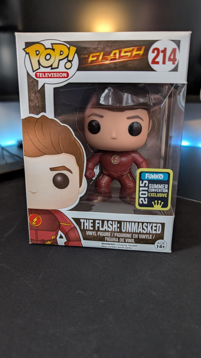 Funko Pop DC The Flash Unmasked 214 