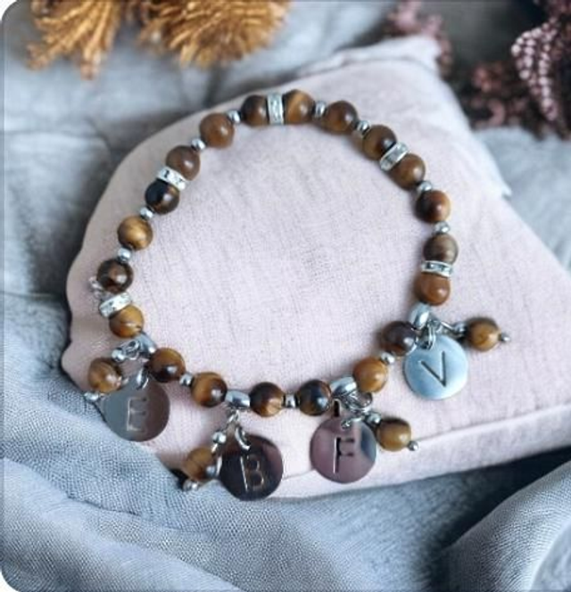 Bracelet personnalisé 4 initiales