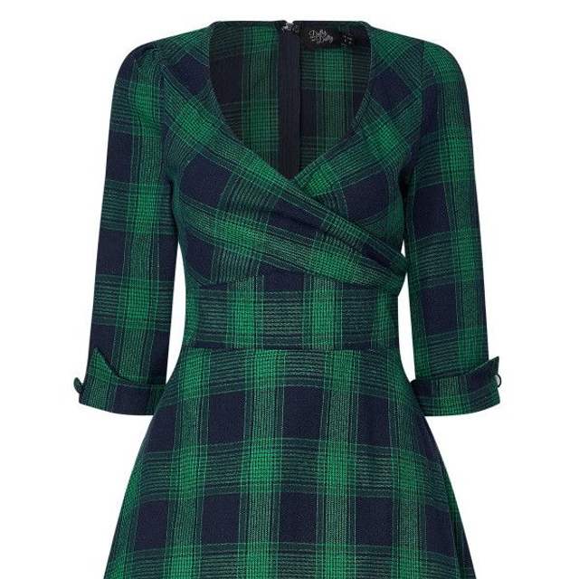 Katherine Green Tartan Swing Dress