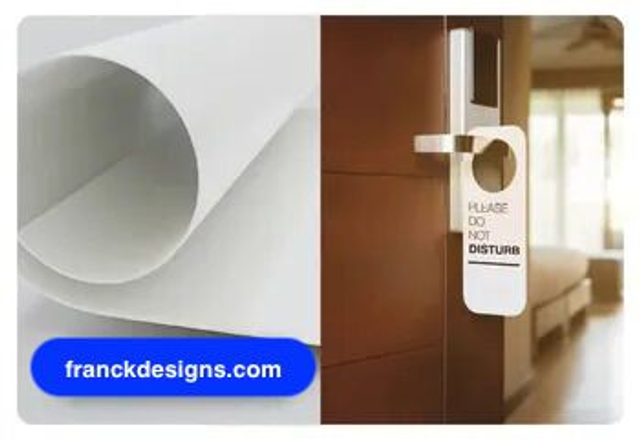 plaque poignée porte galazzy 500 micron - 120 unités