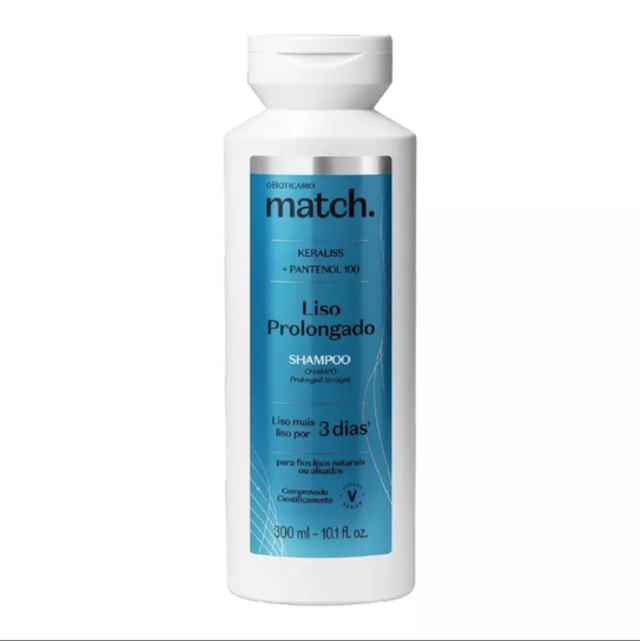 Match Shampoo Liso Prolongado 300ml