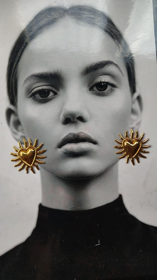 Orecchini cuore sacro 