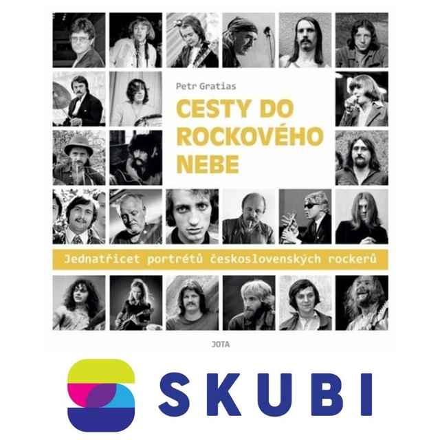 Kniha Cesty do rockového nebe - Jednatřicet portrétů československých rockerů - Petr Gratias