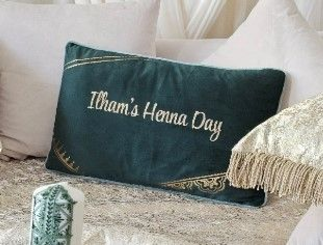 Coussin Henna Day / Henné