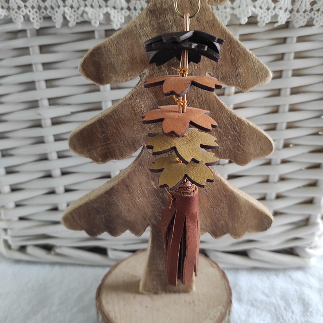 Gri-gri de sac en cuir 