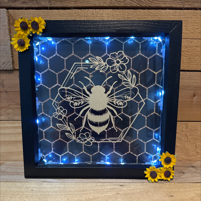 Bee Shadow Box 