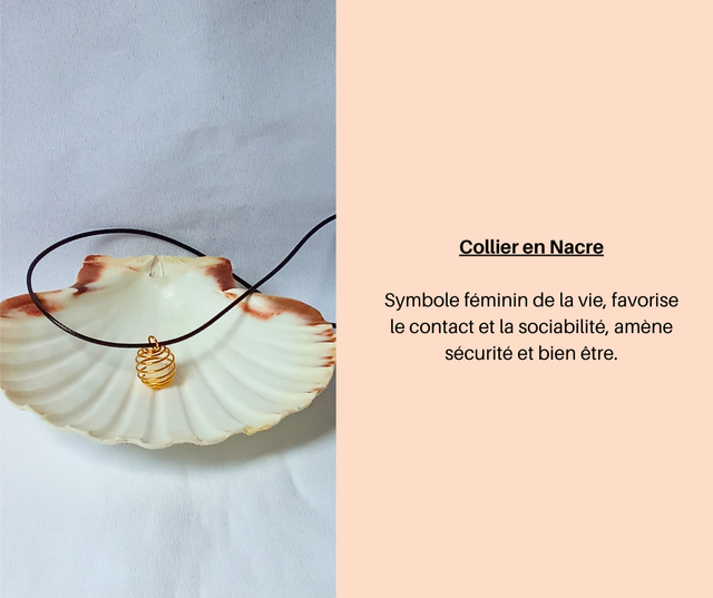 28- Collier spiral en Nacre
