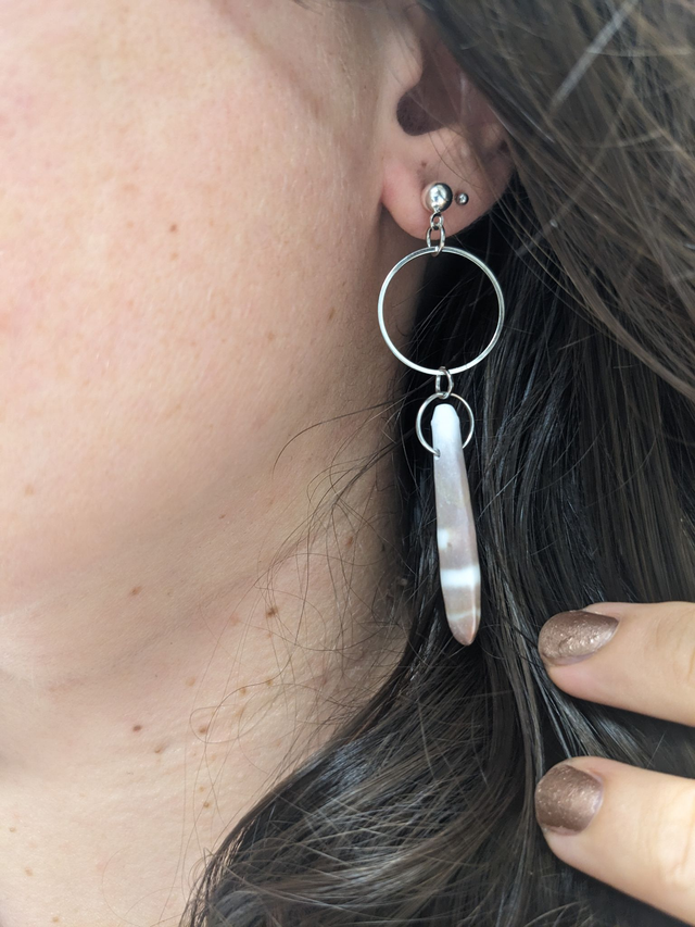 "L'Oursin Fossile" - Radiole d'Oursin, Argent