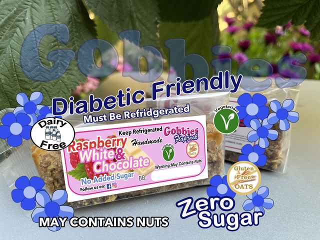 No Added Sugar Raspberry and White Chocolate