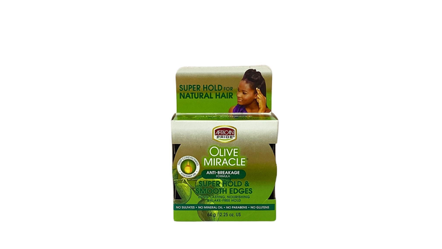 African Pride Olive Miracle Super Hold &amp; Smooth Edges 64g