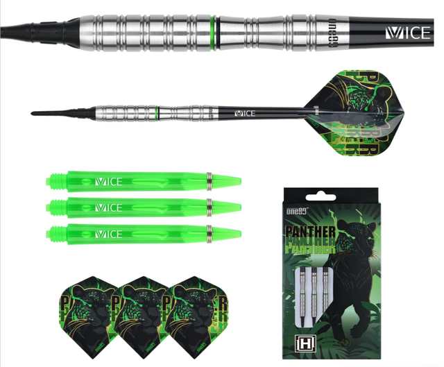 One80 Panther-H Softtip Tungsten Softdarts 18 gr 