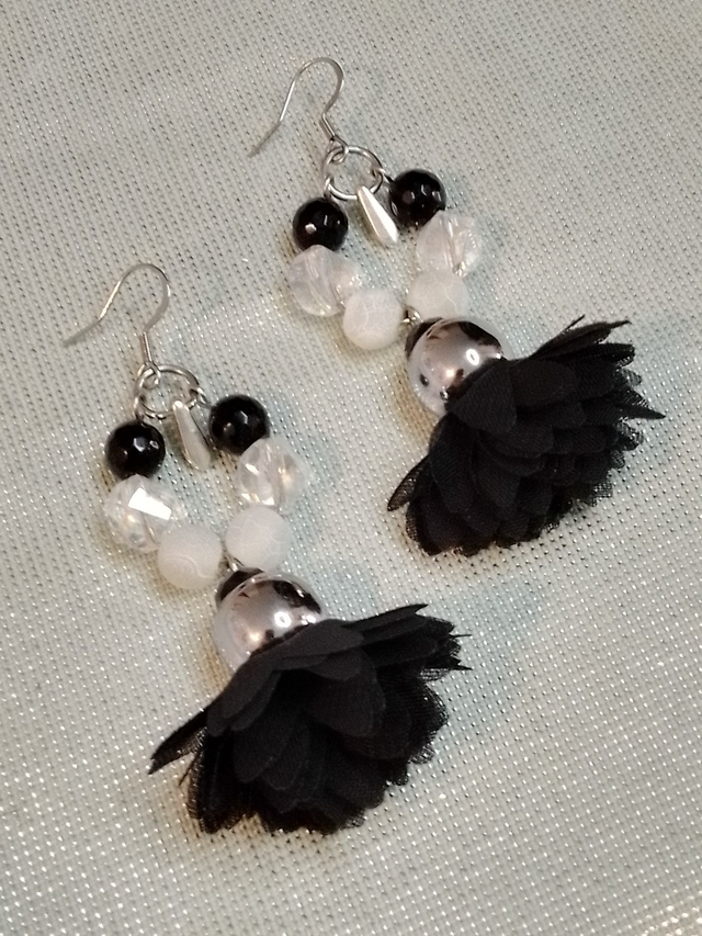 Boucles d&#039;oreilles - BLACK SWAN
