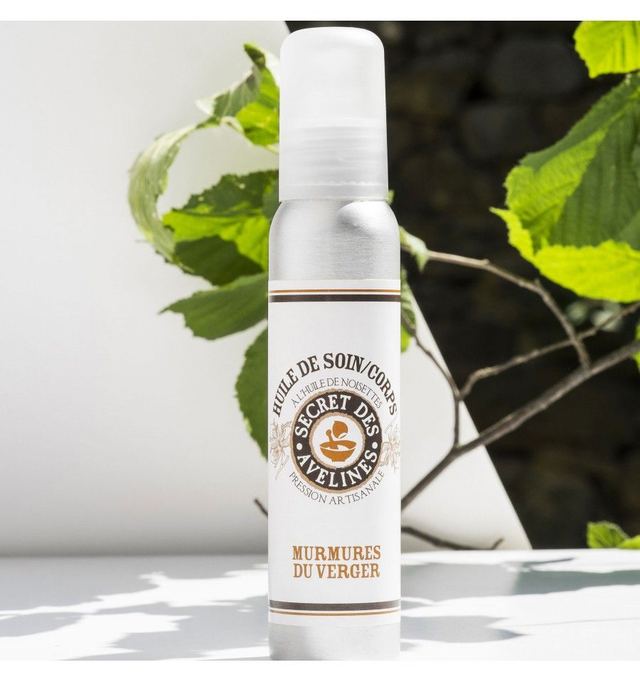 Huile de corps Murmures du verger à l'huile de noisettes 100 ml