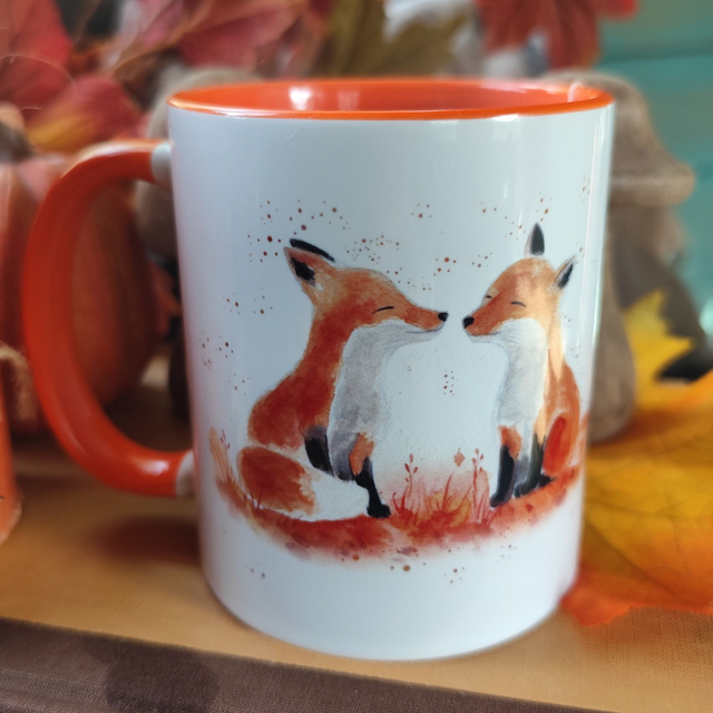 Mug d&#039;automne Douceur de Renards