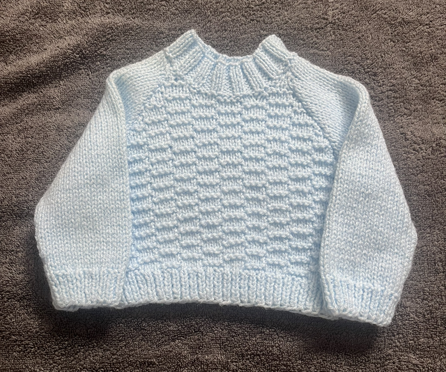 Blue sparkle jumper 3months