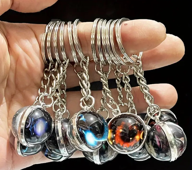 Luminous Zodiac Keyrings 