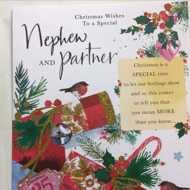 Christmas Nephew and Partner (Crackers) WW