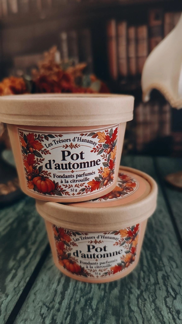 Pot d’automne – Fondants parfumés à la citrouille