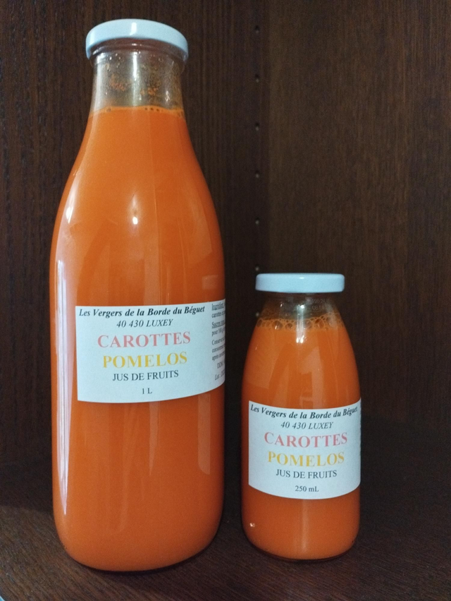 Carottes - Pomelos (100 % Jus)